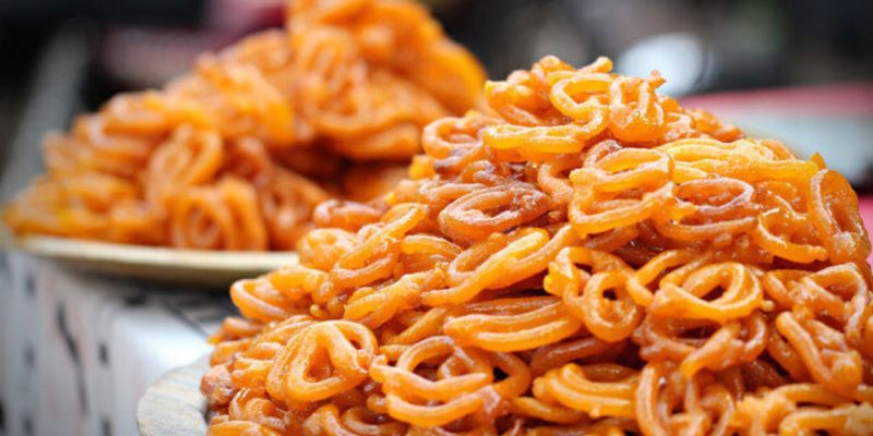 Traditional Laddu, Jilebi, Sweets
